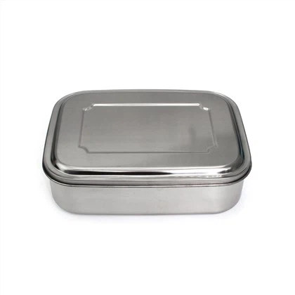 Divider And 2 Compartments Stainless Steel Lunch Box