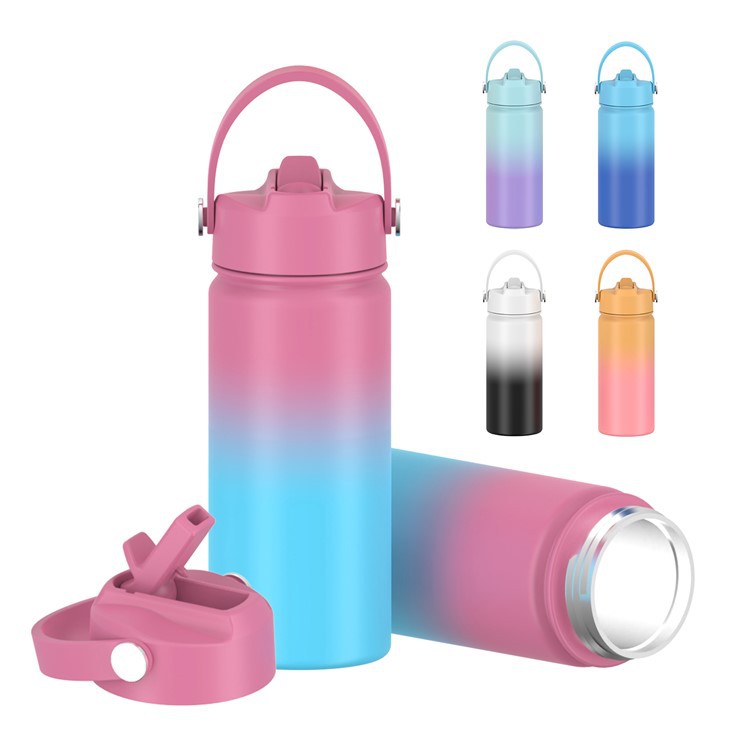 Keep Cool Water Bottle With Straw